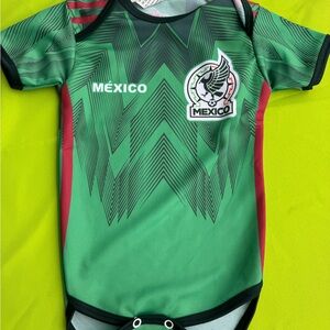 Mexico Kids Green Bodysuit One Size